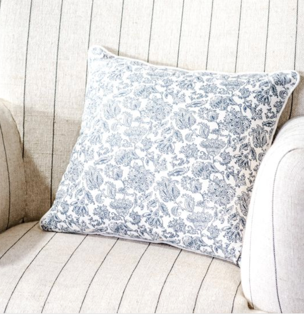 French Floral Pillow