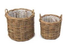 Load image into Gallery viewer, Handwoven Rattan Floor Basket
