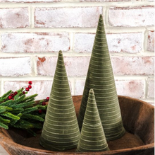 Load image into Gallery viewer, Velvet Cone Trees
