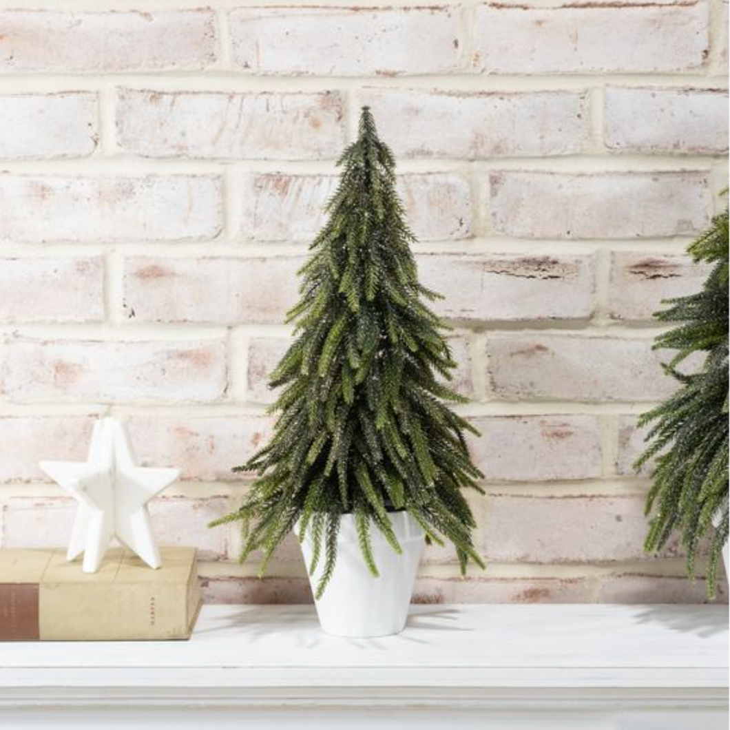 Gold Dusted Tree in Pot