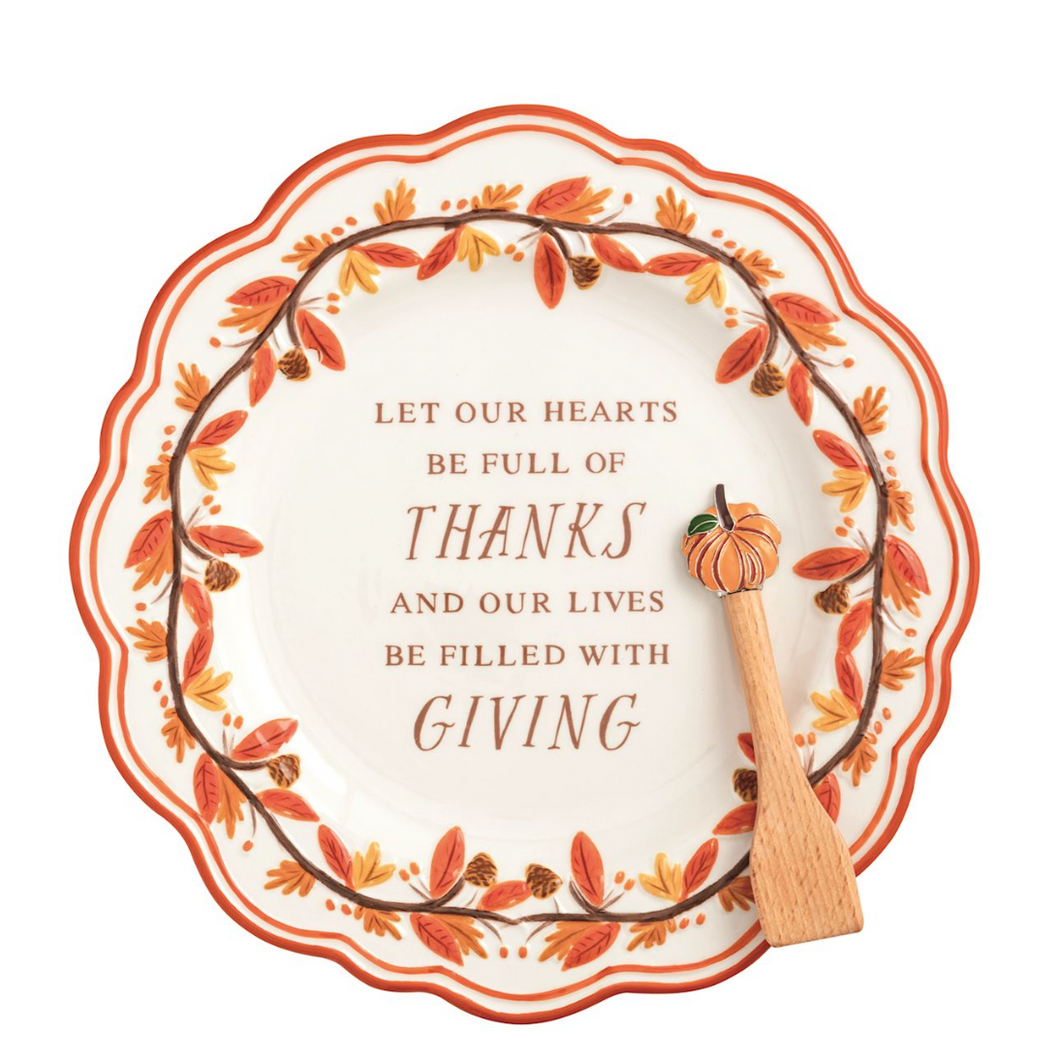 Thanks & Giving Platter Set