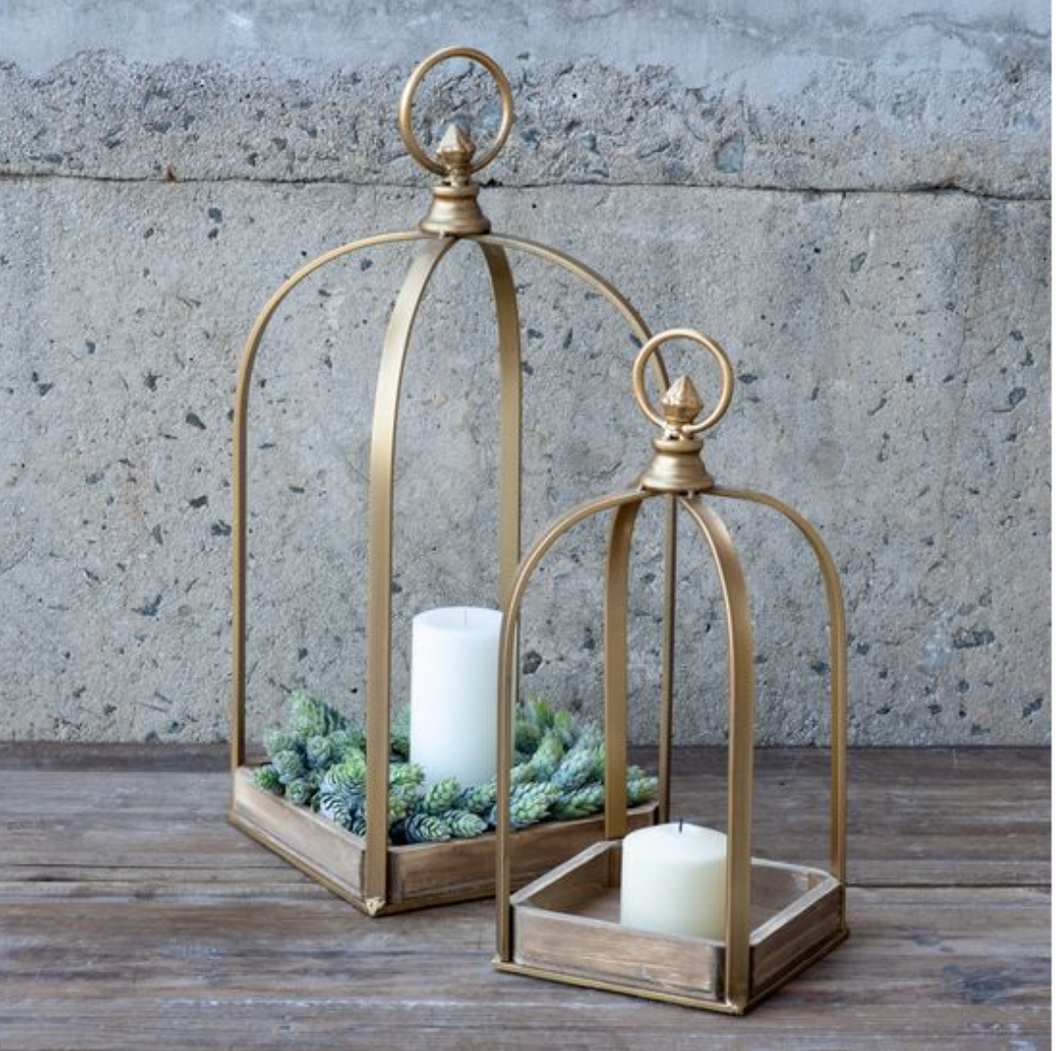 Gold Metal Lanterns