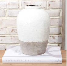 Load image into Gallery viewer, FRENCH WHITE VASE
