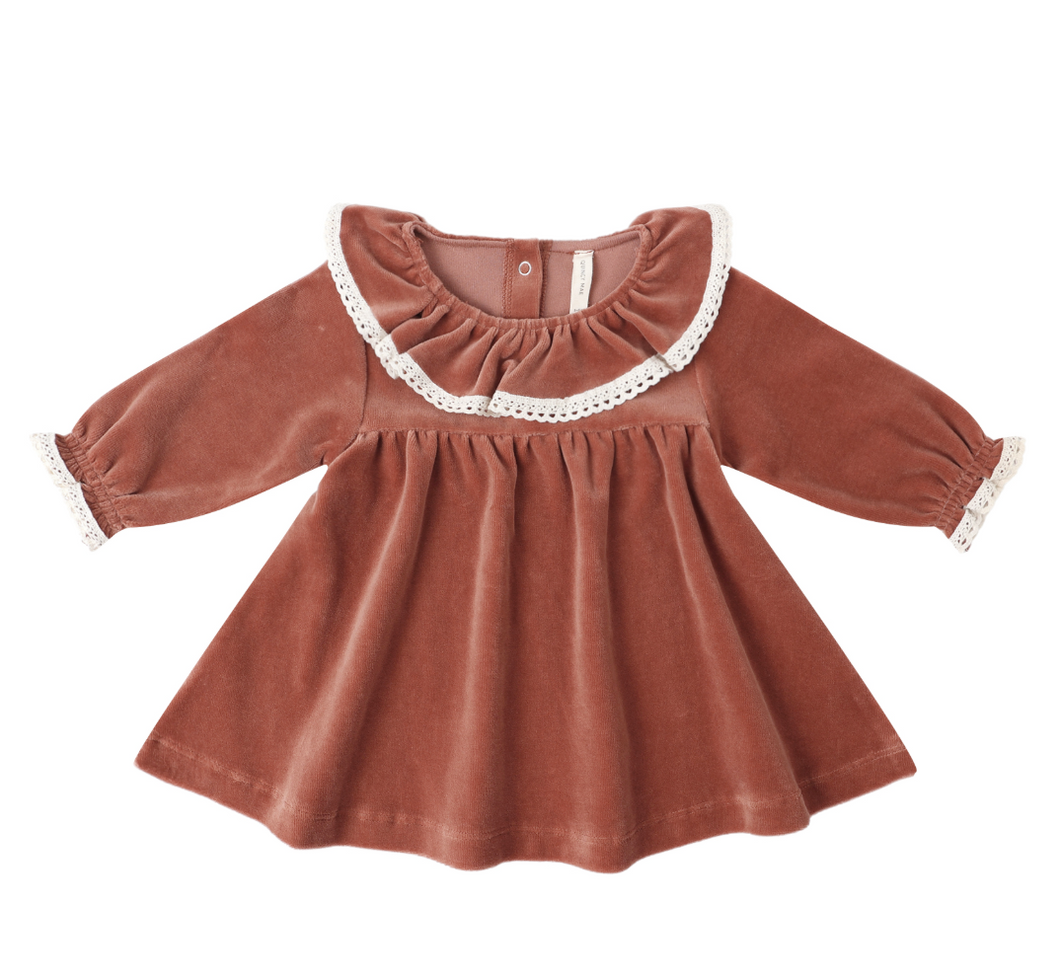 Velour Baby Dress