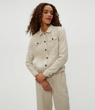 Load image into Gallery viewer, Linen Jean Jacket
