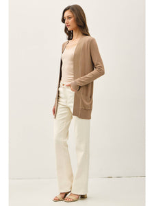 Knit Open Cardigan