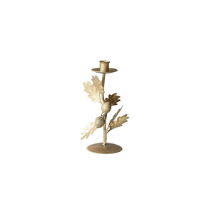 Leaves & Acorn Taper Holder