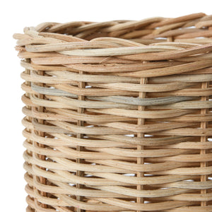 Round Wicker Pot