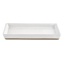 Load image into Gallery viewer, White Stoneware Tray
