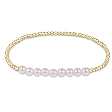 Load image into Gallery viewer, Classic Pearl Gold Beaded Bliss
