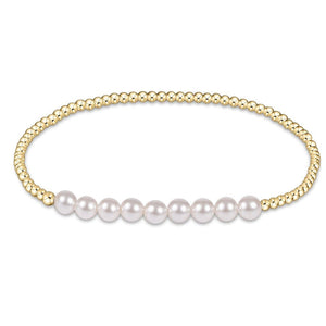 Classic Pearl Gold Beaded Bliss