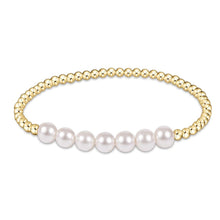 Load image into Gallery viewer, Classic Pearl Gold Beaded Bliss
