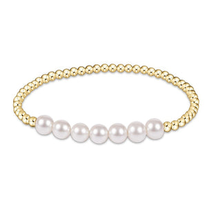 Classic Pearl Gold Beaded Bliss