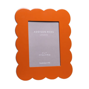 Orange Scallop Frame