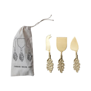 Leaf Cheese Knives