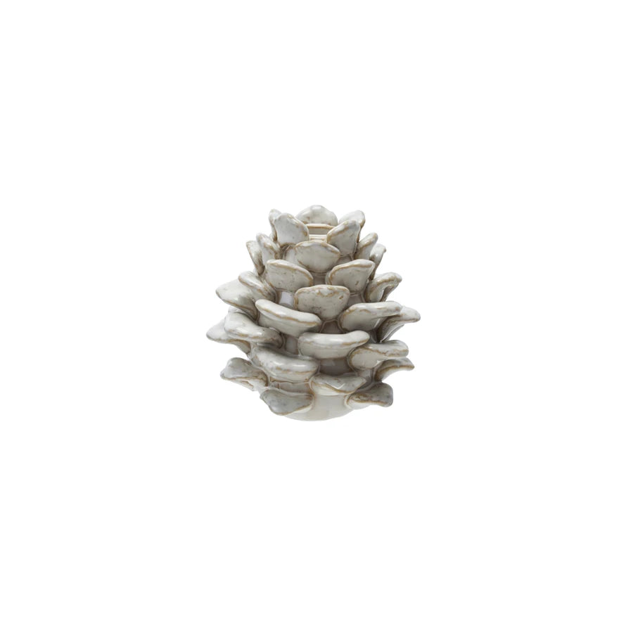 Stoneware Glaze Pinecone Holder