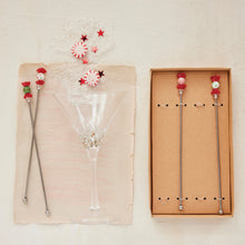 Load image into Gallery viewer, Glass Candies Cocktail Stirrers
