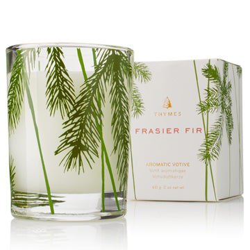 Frasier Fir Pine Needle Votive Candle - T E R R A