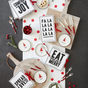 Table Runner Red Dots