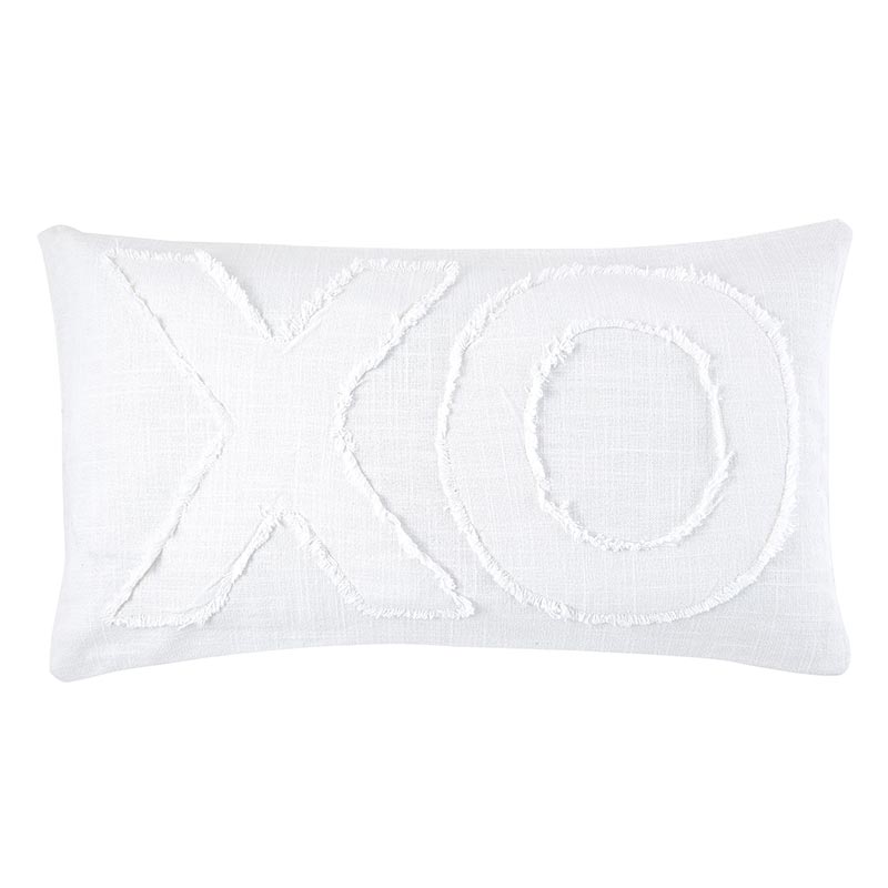 White XO Pillow