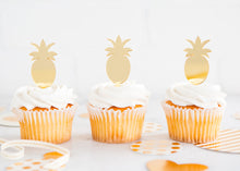 Load image into Gallery viewer, Pineapple Cupcake Toppers
