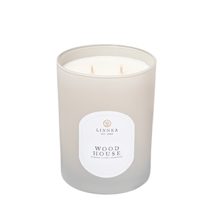 Wood House Candle