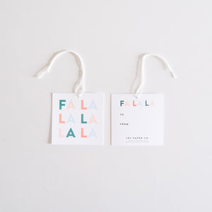 Fa La La Gift Tags